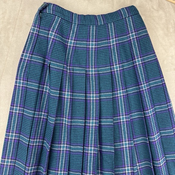 Pendleton & Geiger Womens Wool Plaid Skirt Lot Size 6 Vintage USA /Austria 24x32 - Picture 7 of 16